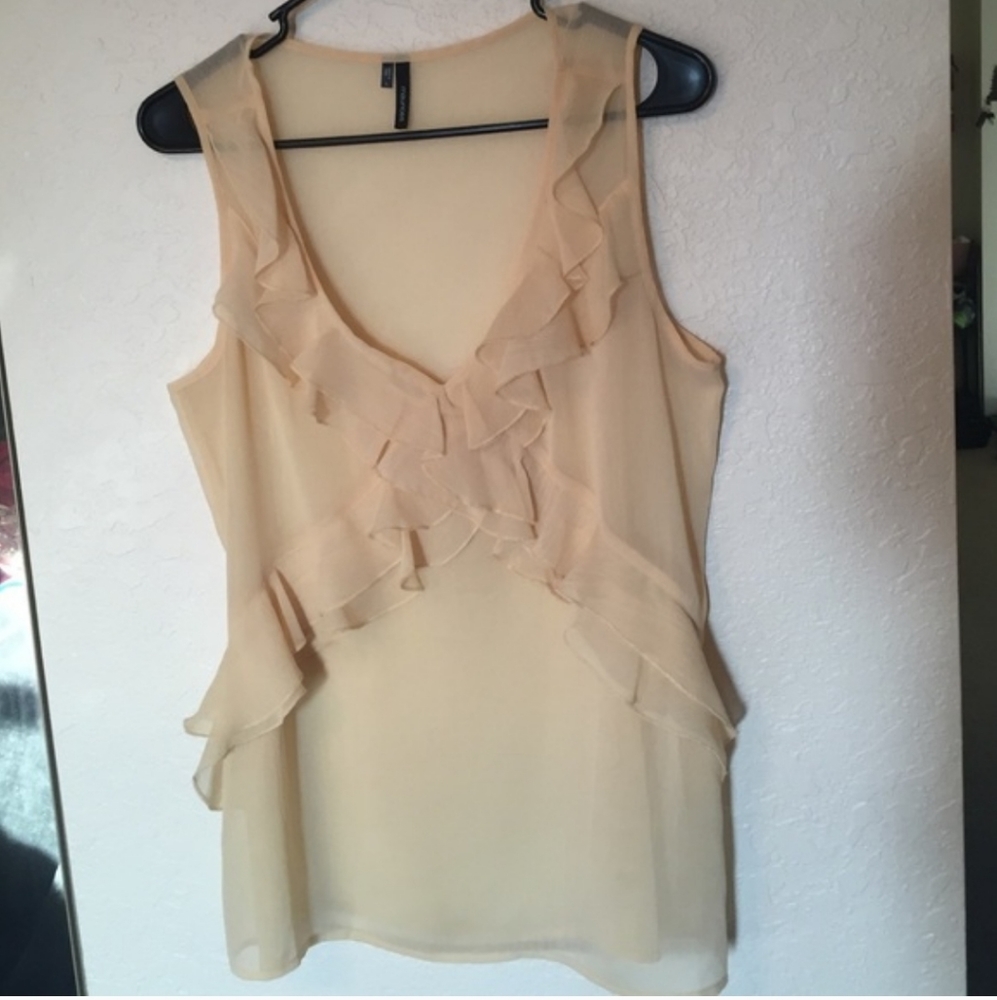 Sheer Cream Top